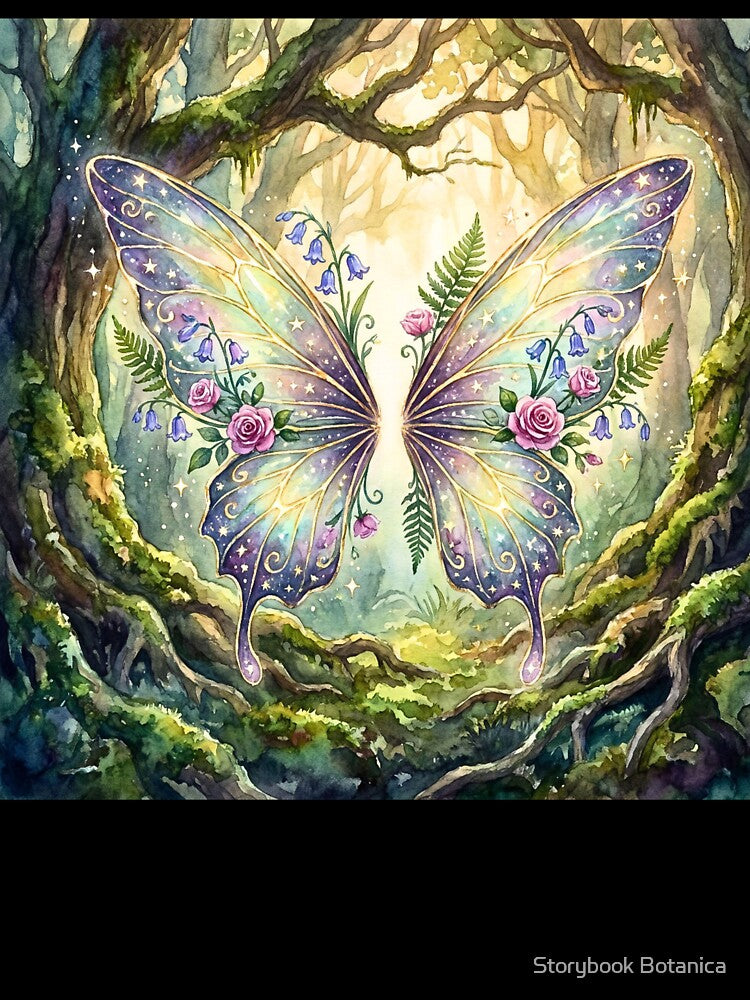 Celestial Fairy Wings Forest Fantasy by Storybook Botanica