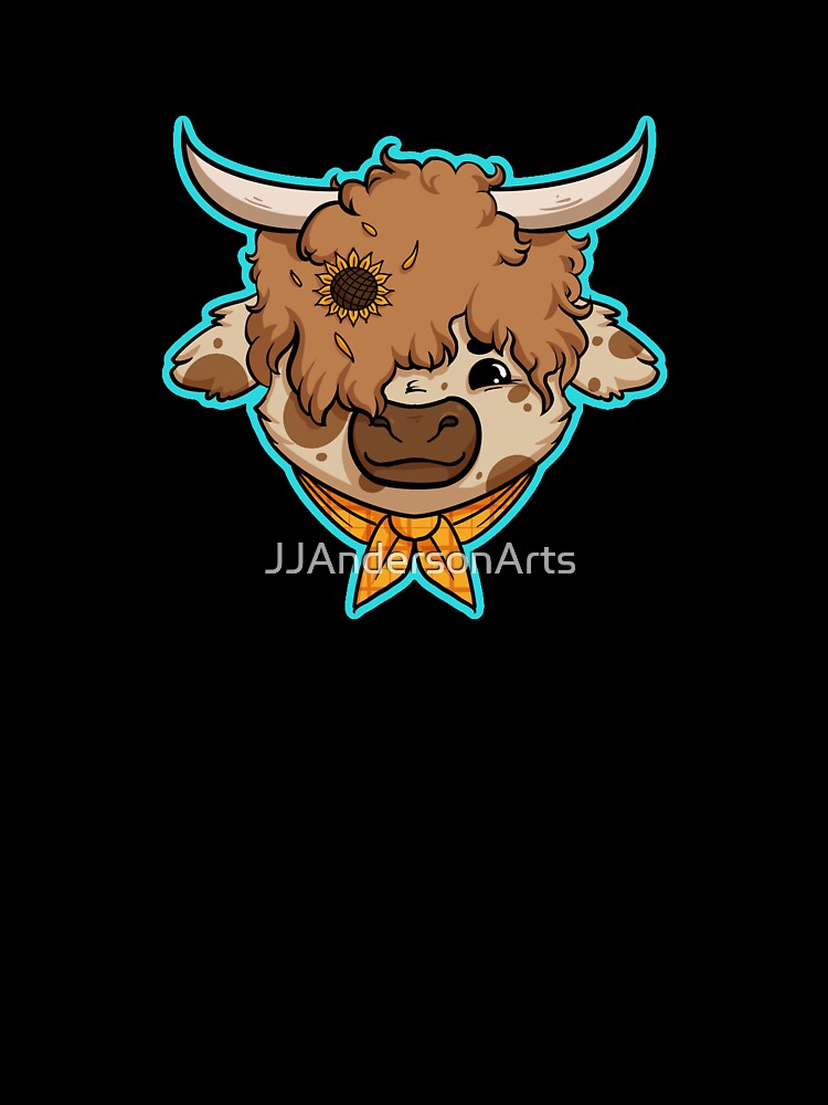 Sunshine the Highland Cow by ElderflowerArtist