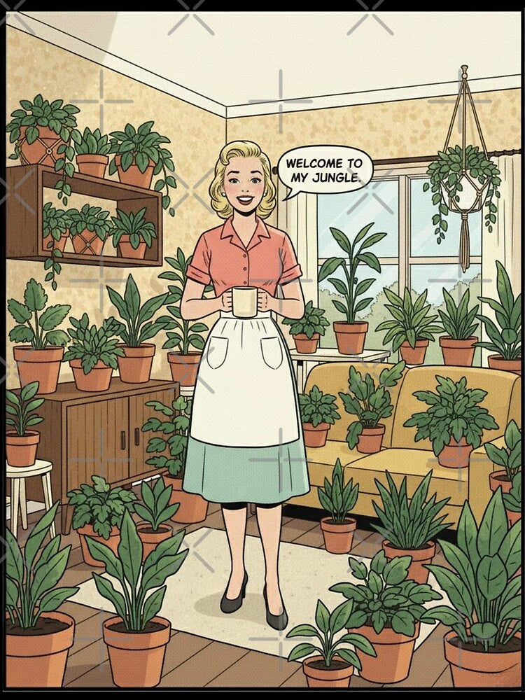 Funny Plant Mom Welcome To My Jungle Comic by Popettte