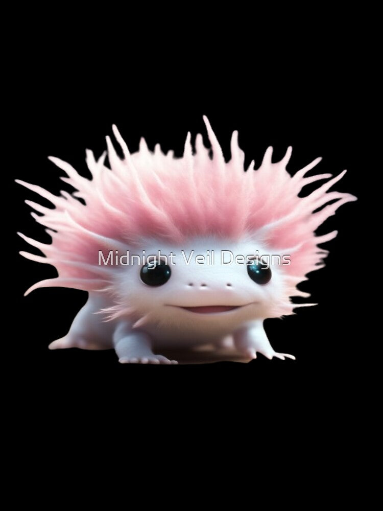Cute Axolotl (Colour 1) by Midnight Veil Designs