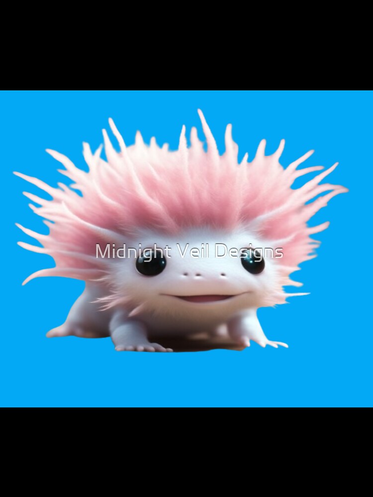 A Cute Axolotl (Colour 11) by Midnight Veil Designs