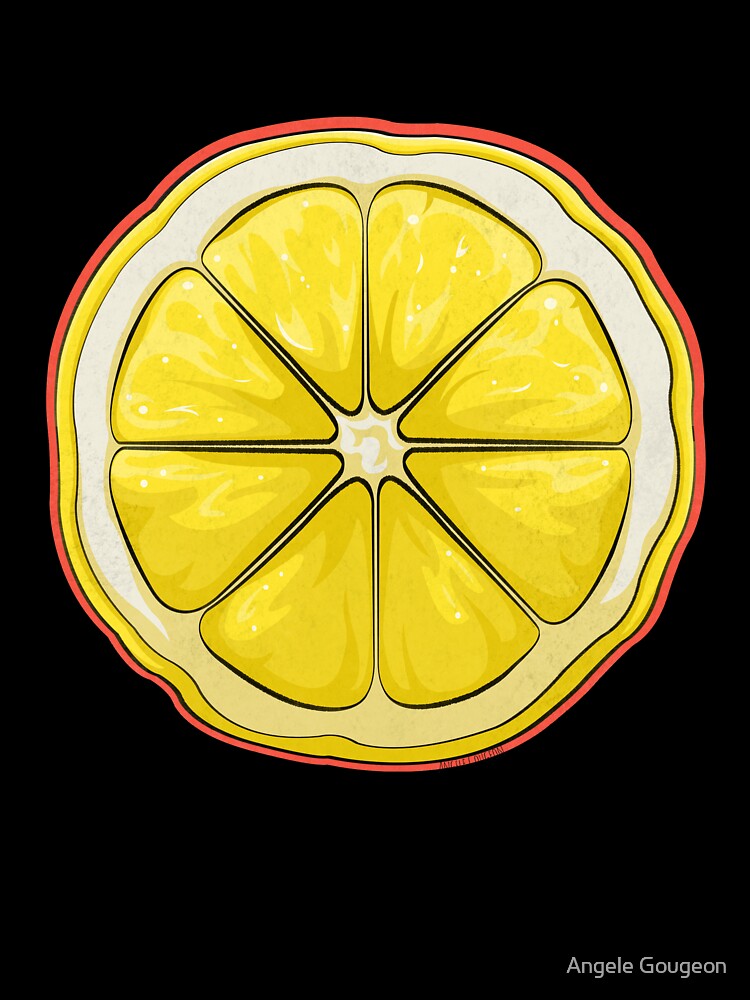 Lemon Pattern by Angele Gougeon