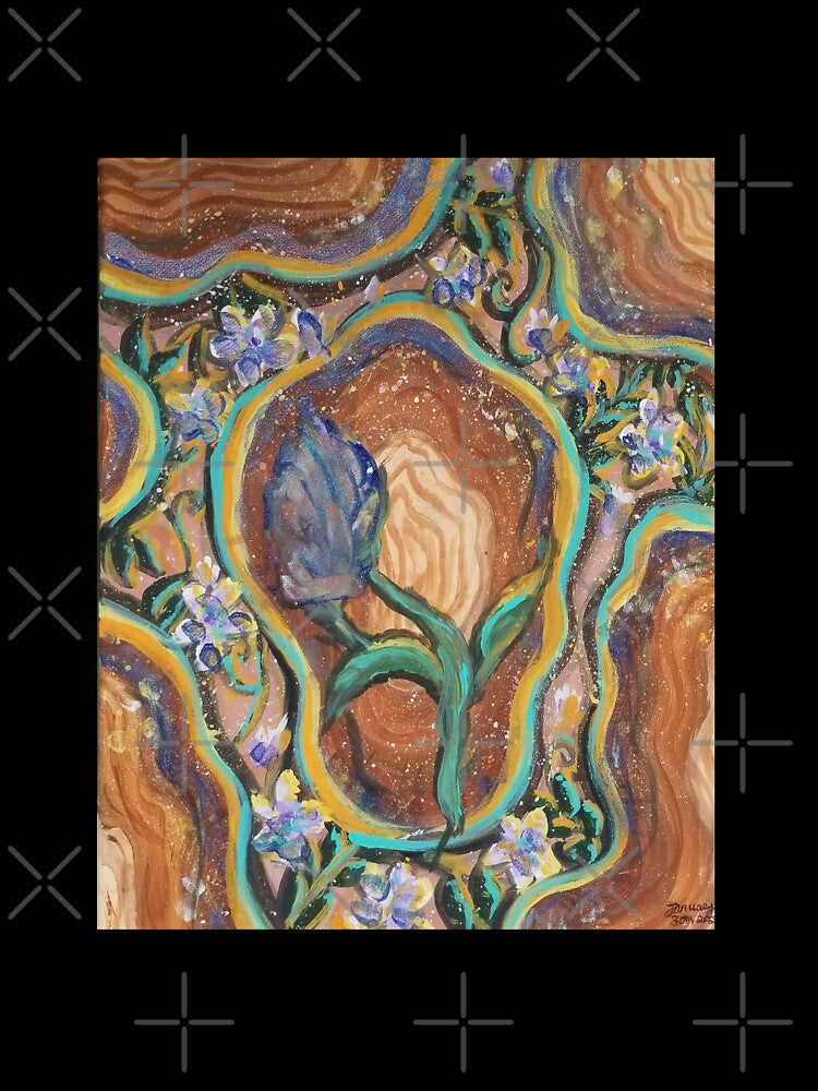 Magical Wood Flowers by Batool's  An Artist