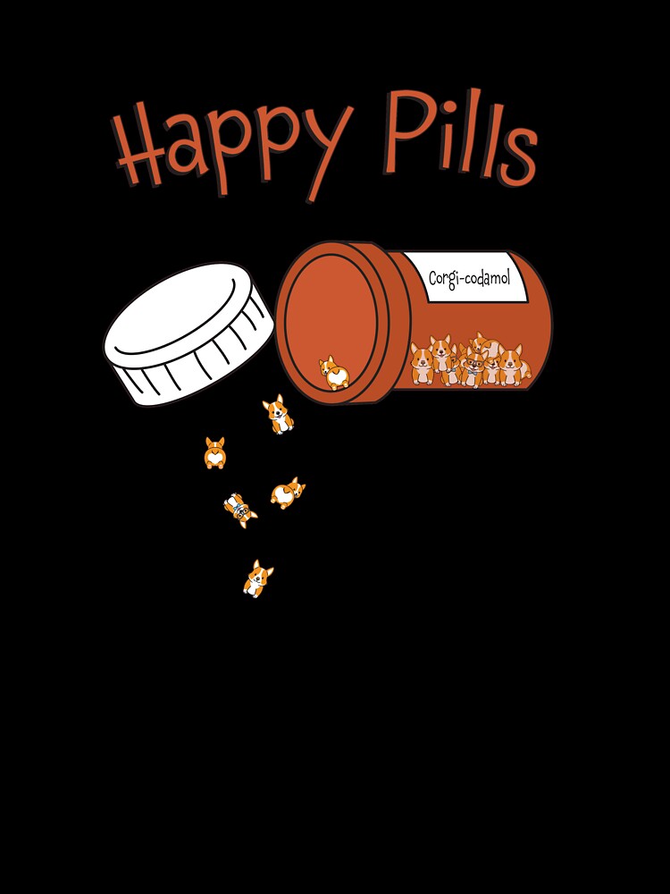 Corgi Happy Pills by Basic  Beach