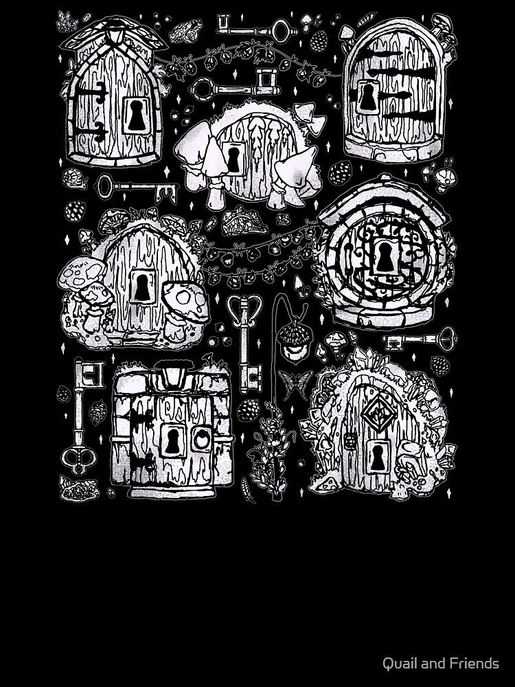 Fae Doors and Keys Wisp Pattern by Quail and Friends