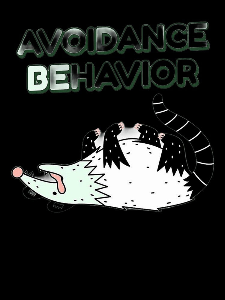 Avoidance Behavior Funny Opossum Meme Graphic by JossDesign15