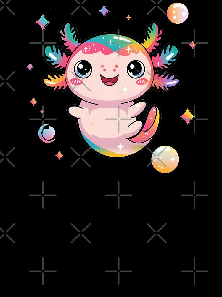 Axolotl Cute Kawaii pink best fish by bukajart