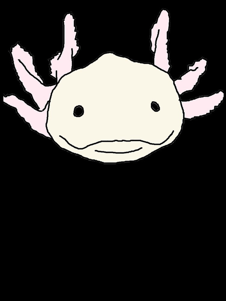 axolotl amphibian cartoon by Jaslyndizon