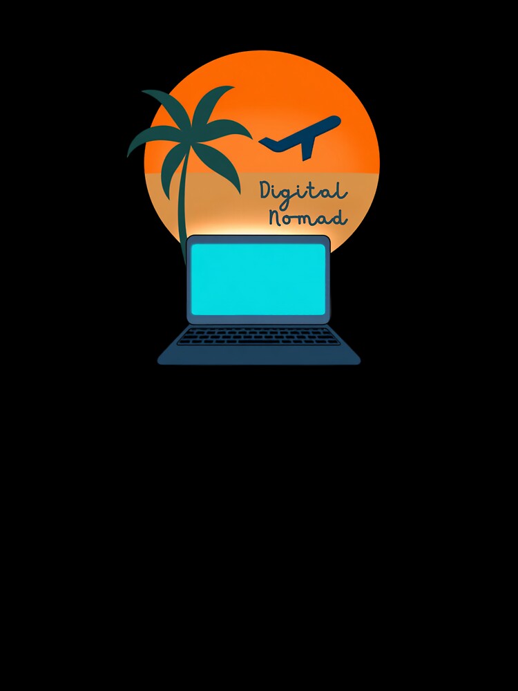 Digital Nomad Sunset Travel Design by Yogabyadeola