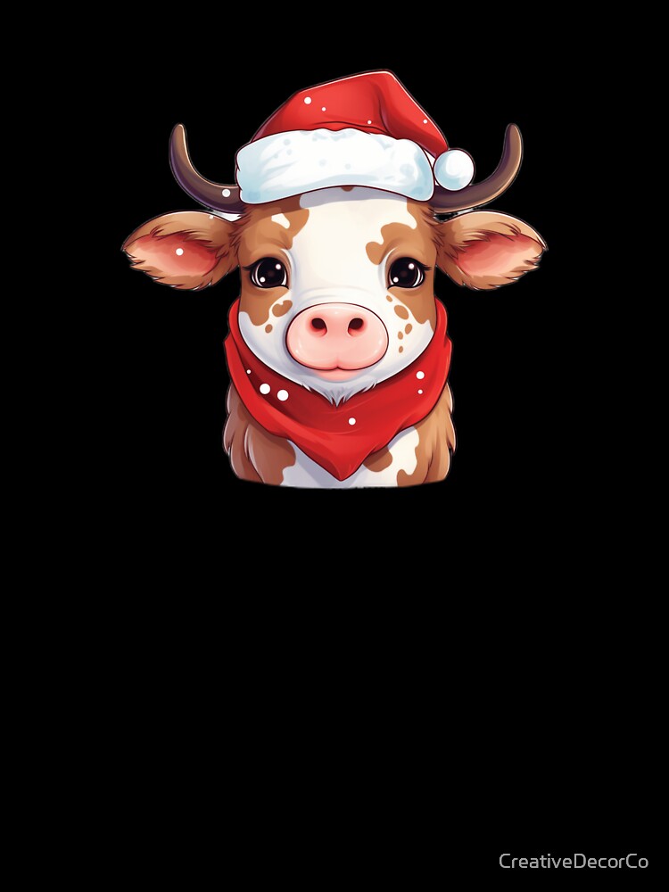 Highland cow Christmas by CreativeDecorCo