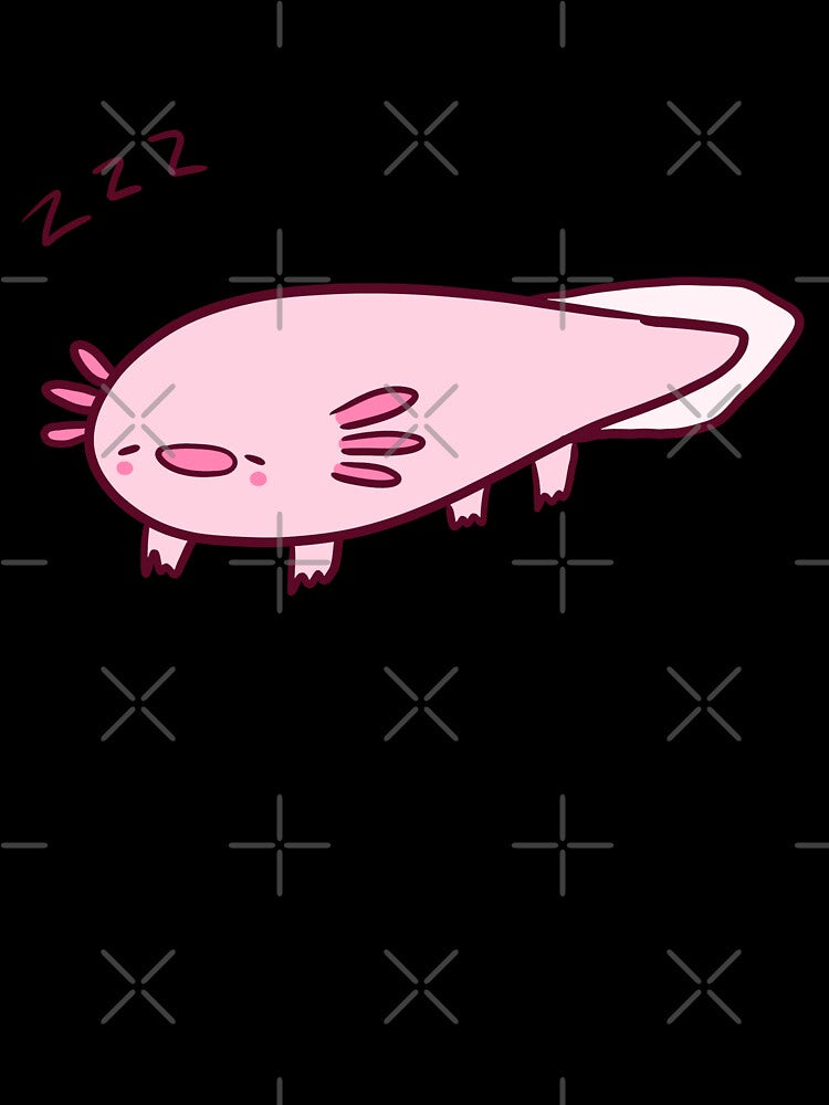 Sleepy axolotl by Mayarart
