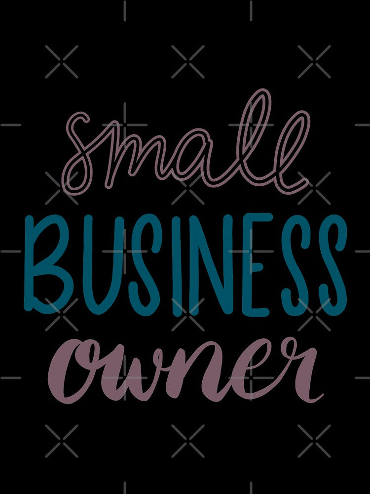 Small Business Owner Hand Lettered Design - Purple, Pink, and Blue by annedesignco