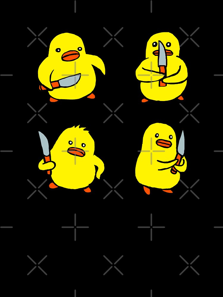 Duck with knife by DarrriaDesign