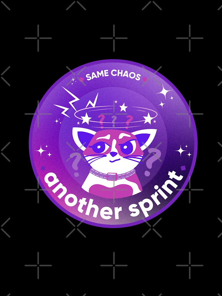 Another sprint. Same chaos. UX Research & Product& Developer Design Humor. Designer's life. by Artio-ArtShop