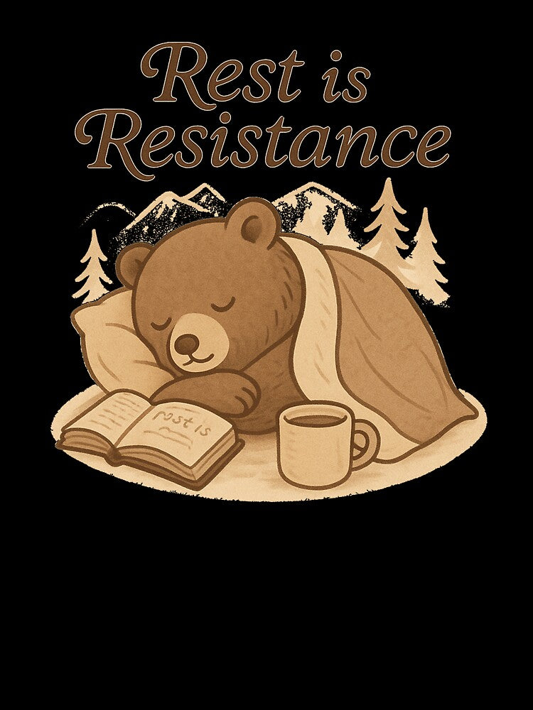 Cozy Bear – Rest is Resistance (Melancholy Animal Club Series) by Zagdan