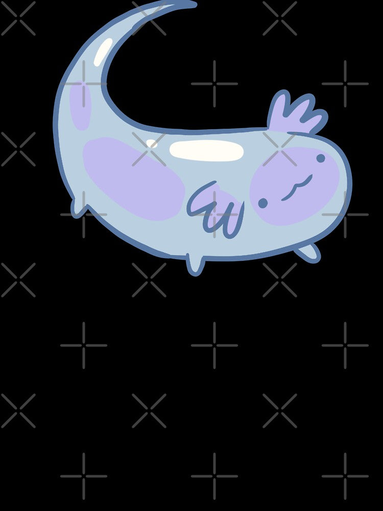 Water axolotl illustration by Mayarart