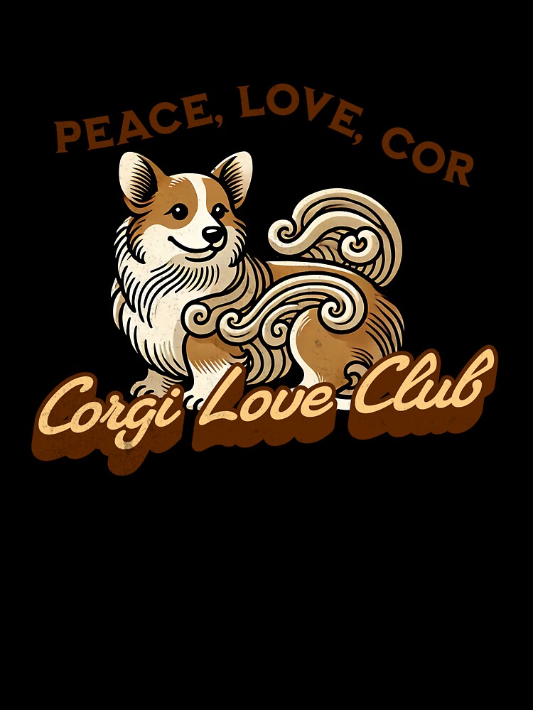 Peaceful Corgi Love Club for Dog Lovers by peach-lab01