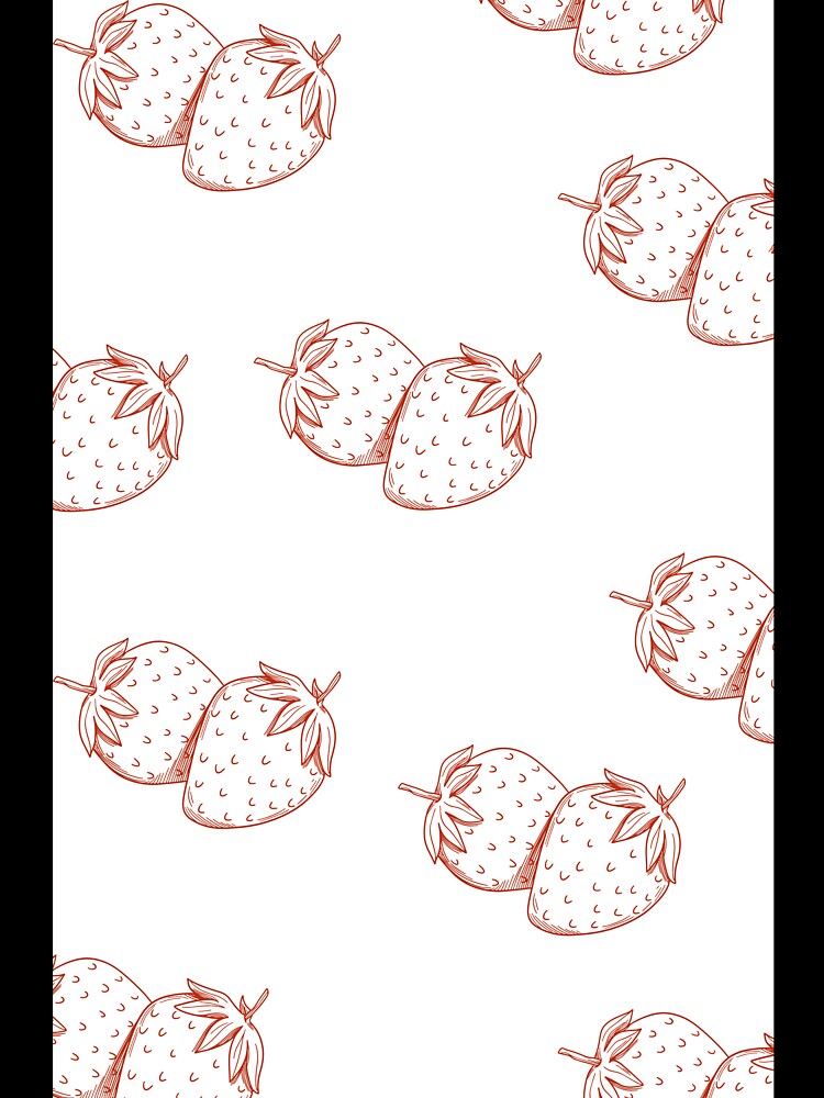 strawberry - aesthetic patterns by AIObyisabele