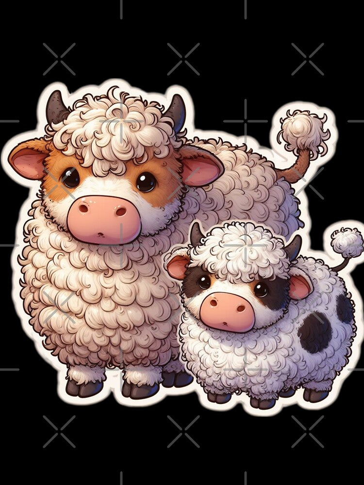 Fluffy Cow | Highland cows by FuzyFriendHaven