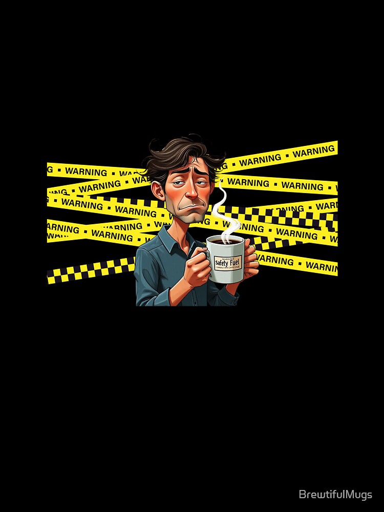 I Drink Coffee for Your Safety – Funny Coffee Lover Shirt & Mug by BrewtifulMugs