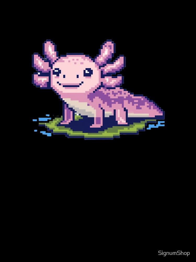 Pixel Axolotl by SignumShop