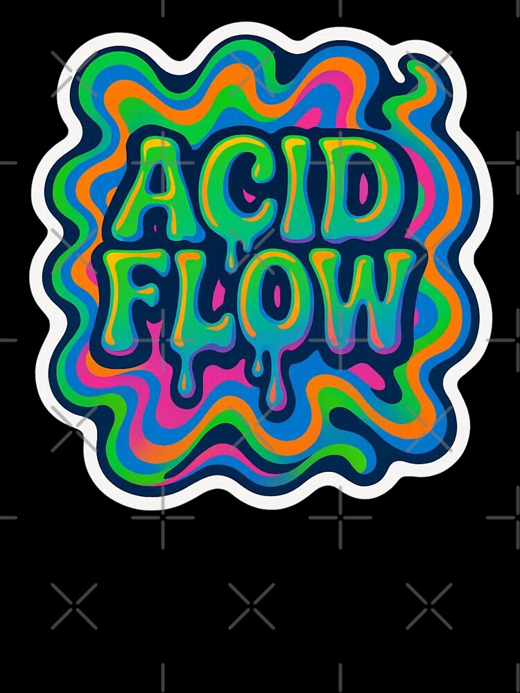 Acid Flow – Psychedelic Acid Rave Design by |TRSSHOP|