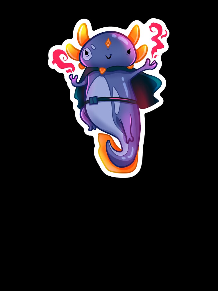 Sorcerer Axolotl, dnd cute class by Thomasmoka