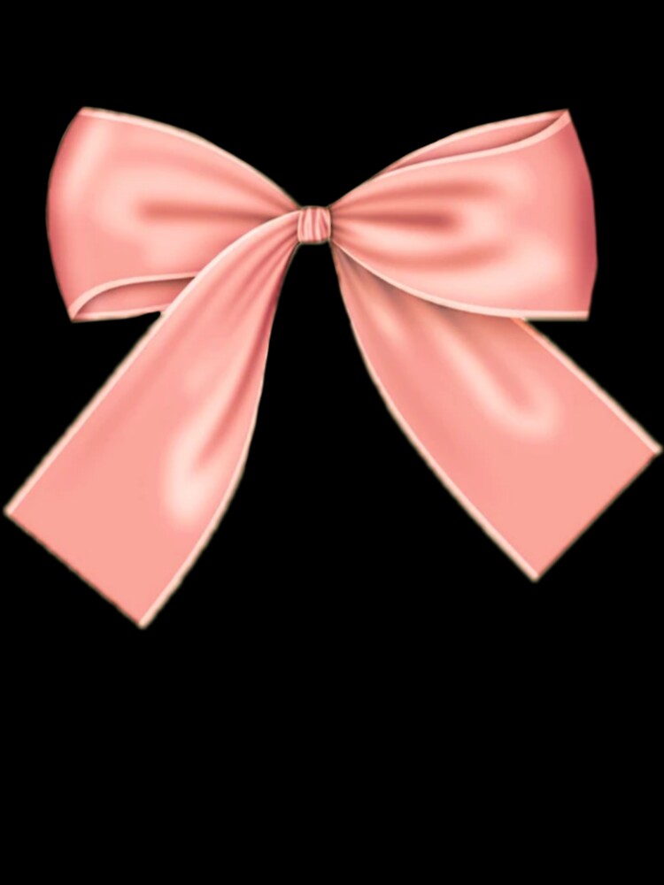 Pink ribbon bow by Pixiedrop