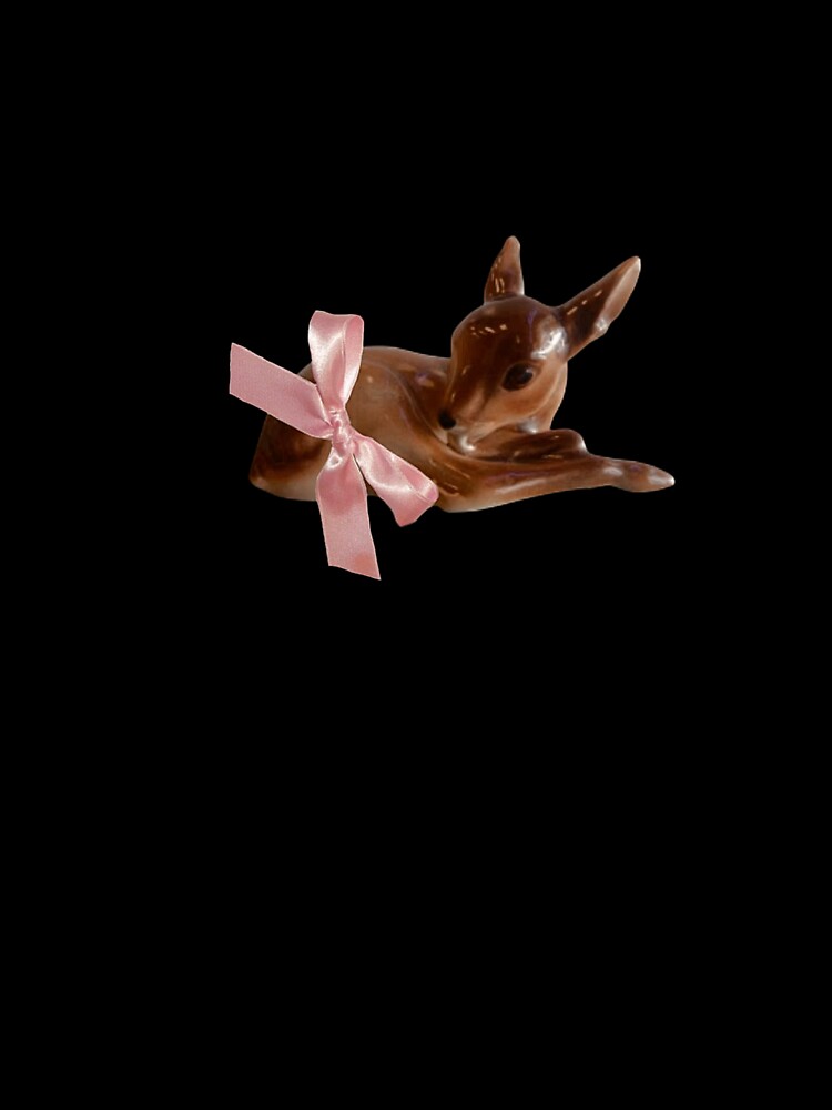 Coquette fawn deer with bow by Pixiedrop