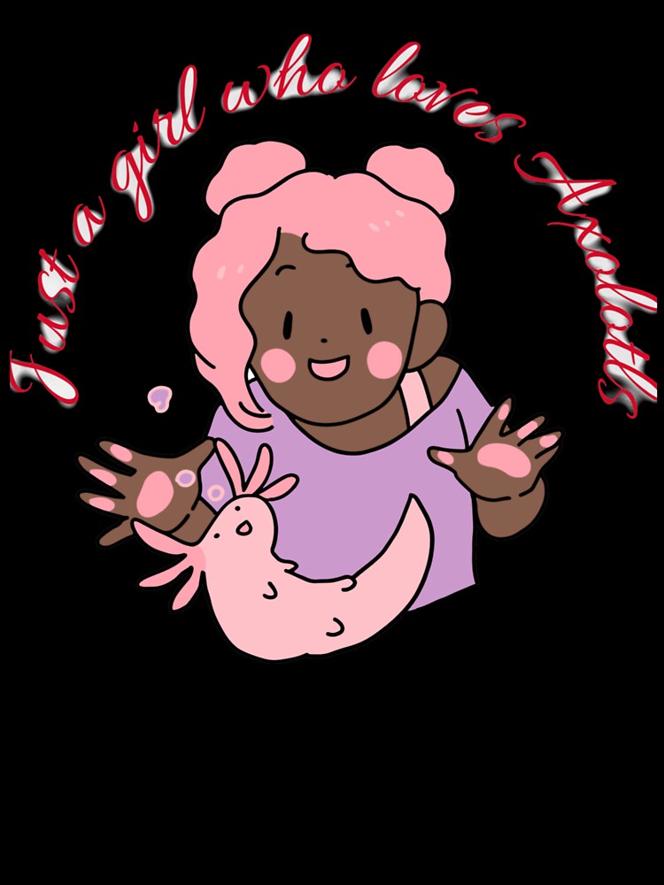 axolotl love just a girl who loves axolotls stickers by Jaslyndizon