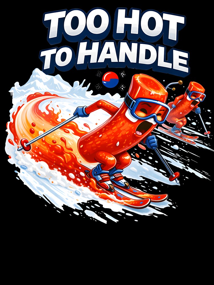 Too Hot To Handle Spicy Skiers by AnnDesignStudio