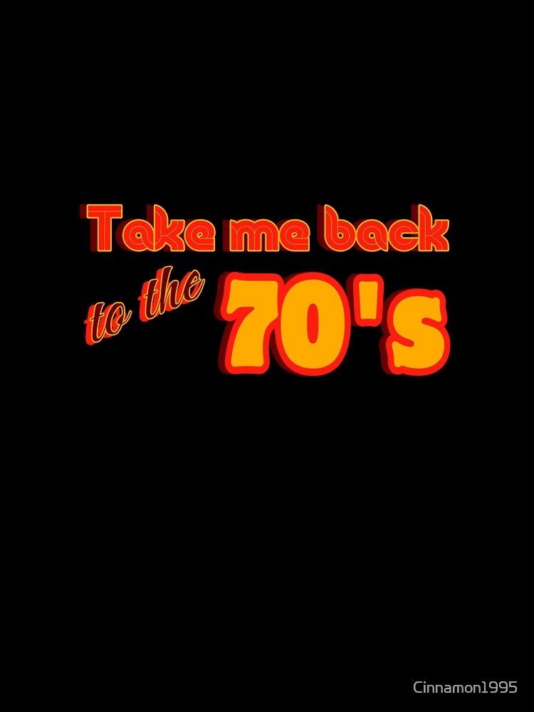 Take Me Back to the 70s – Retro Vibes in Orange and Red by Vision Illustrated