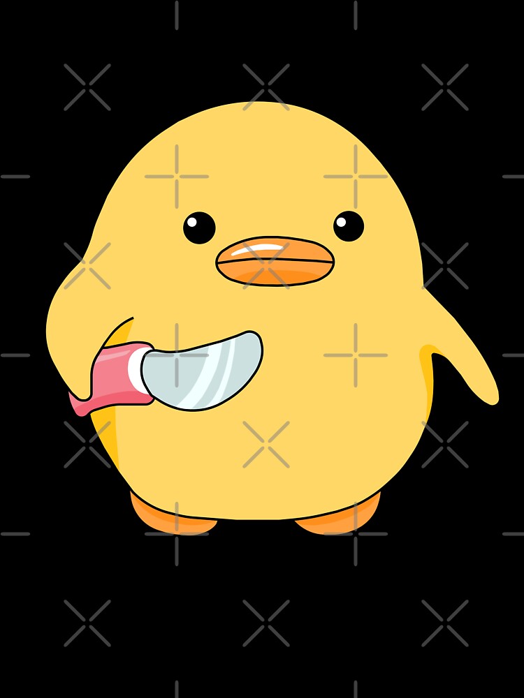 Angry little duckling with a knife by SamyraPereira