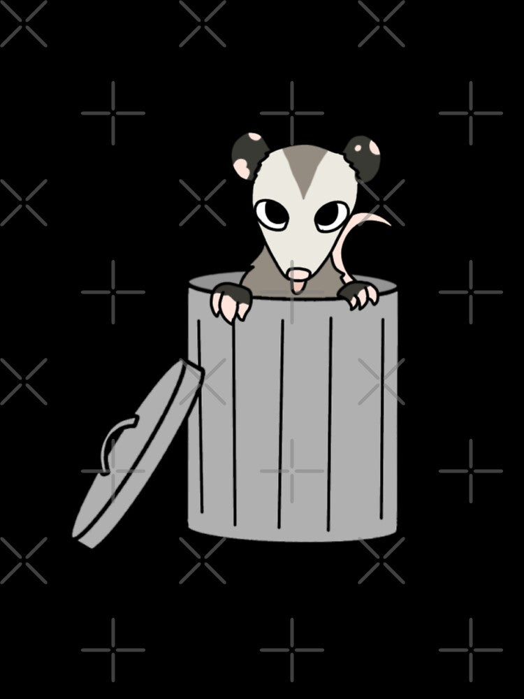 It's a trash can not a trash can't opossum by DolmanceWorks