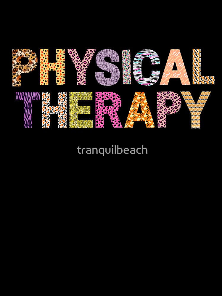 Physical Therapy patterned design is perfect for current, future, or patients attending physical therapy. by tranquilbeach
