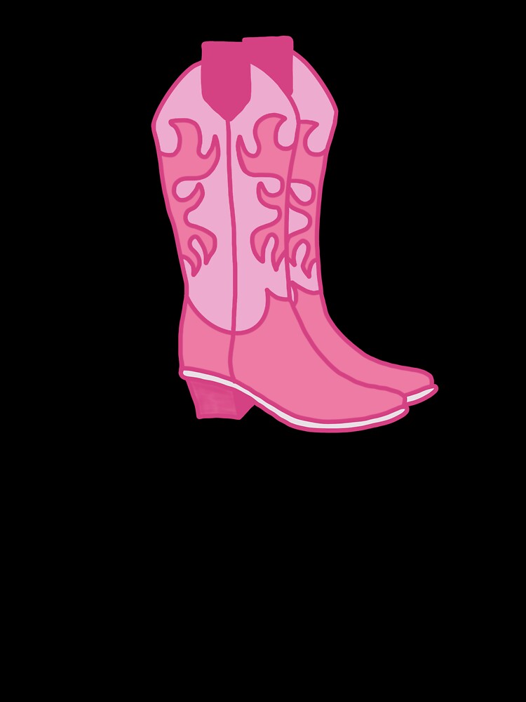 Pink Cowgirl Boots by retrorangerr