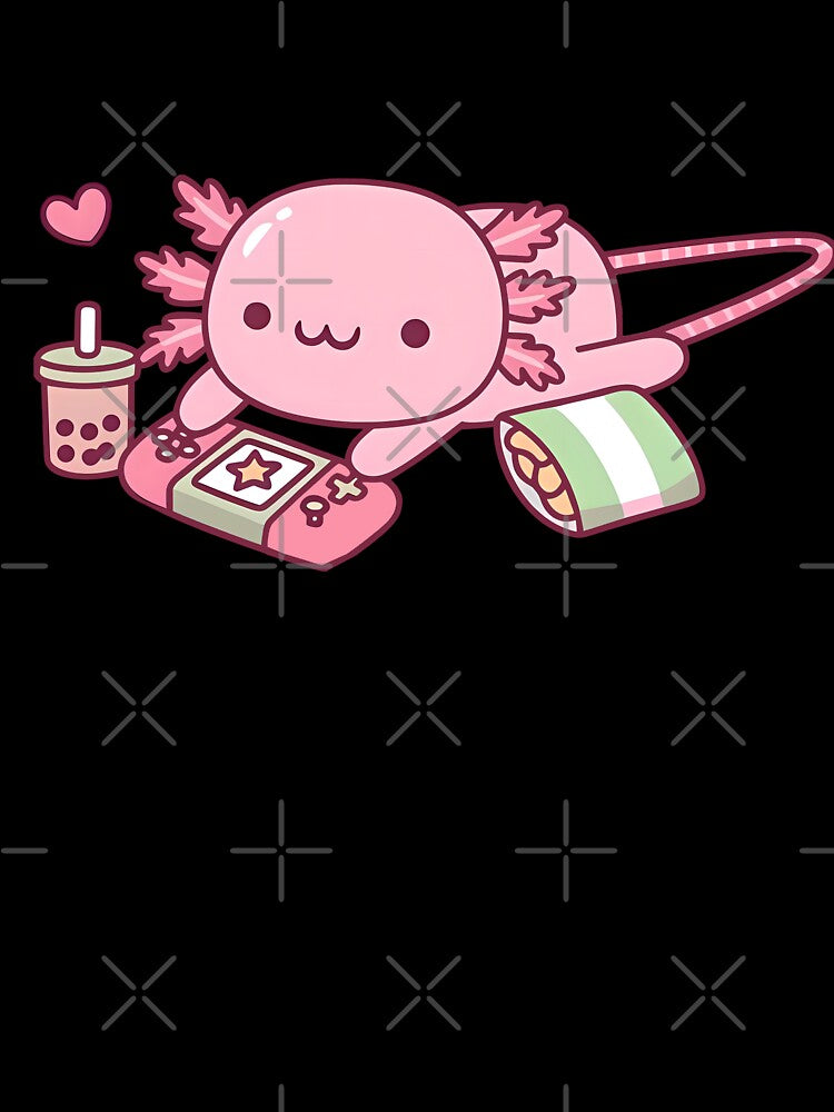 Cute Chilling Axolotl by SunMayDown