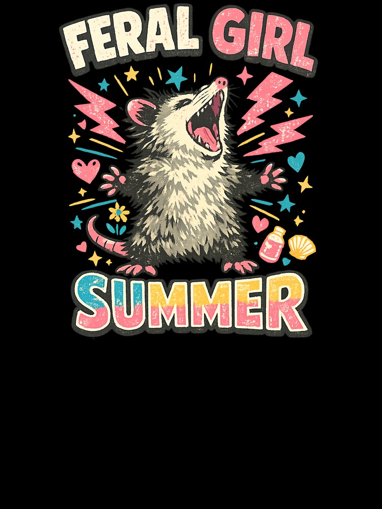 Feral Girl Summer Possum by FrameFlow