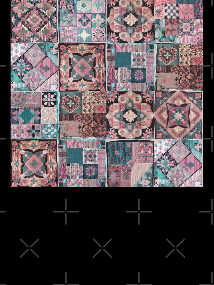 Whimsigoth Quilt Pattern 2025 Vintage (Trans Flag Version) | Stickers Decals DIY CRAFTS by Two Otters Co