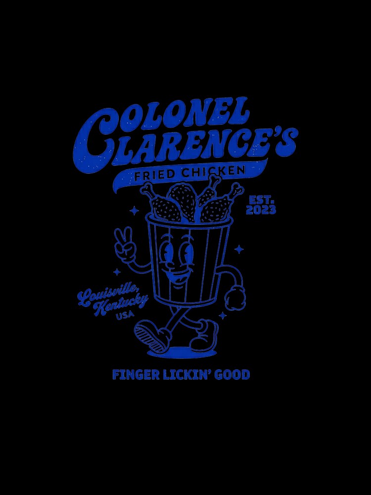 Colonel Clarence's Fried Chicken Retro Bucket Mascot by HoopeStylee