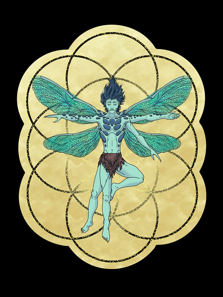 Vitruvian Sprite - Sea foam by joshwarrenart