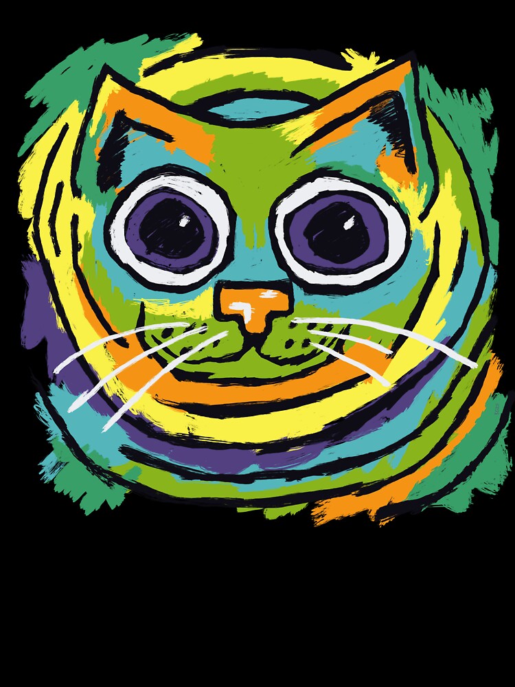 Big Colorful Tabby Cat by wildjellybeans
