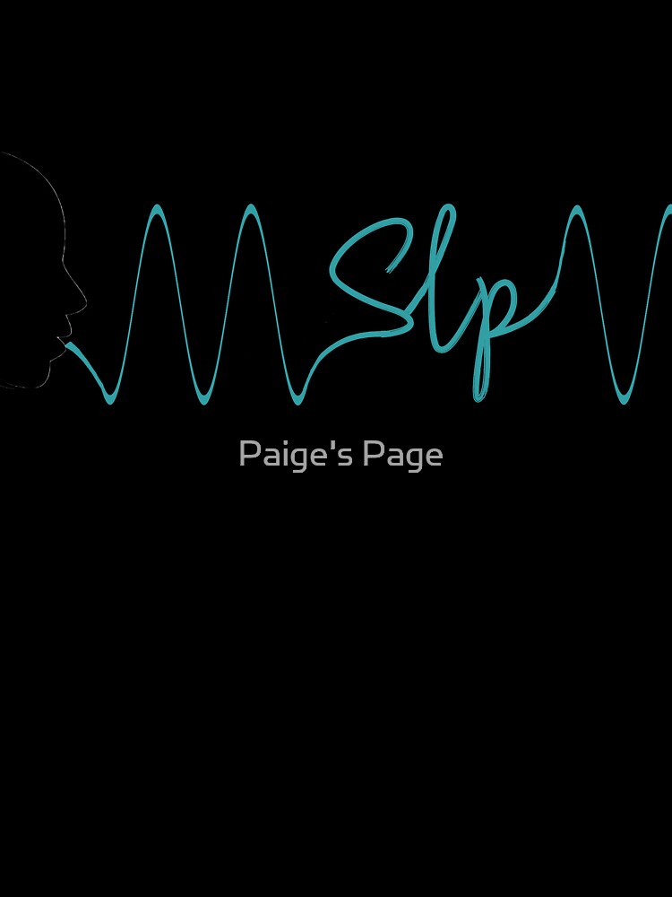 SLP Speech Pathology Sound Wave by Paige's Page
