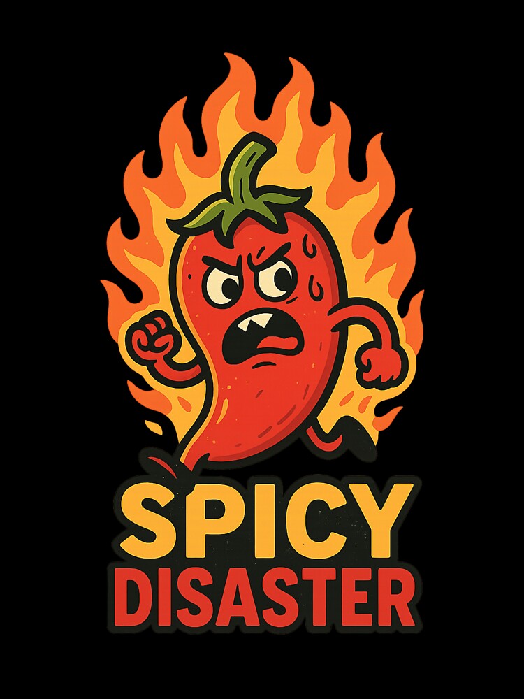 Spicy Disaster Funny Chili Pepper by Design Express