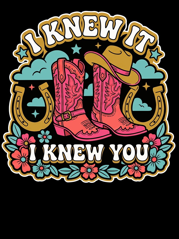 Funny Western Cowgirl Boots Floral Country Girl Kids Design by NADIASHOP86