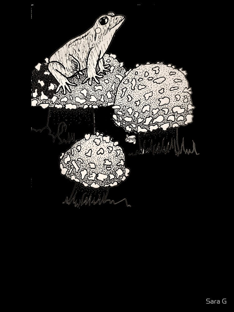 Toad on a Toadstool by Sara G
