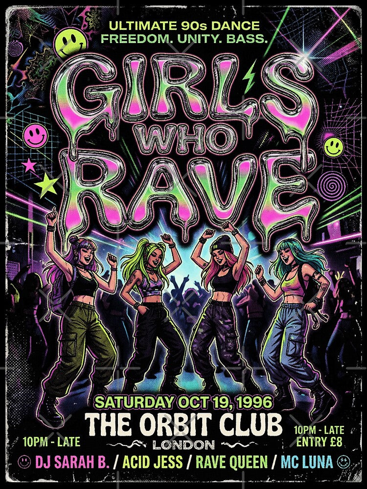 Girls Who Rave 1996 Dance by SplashTastic