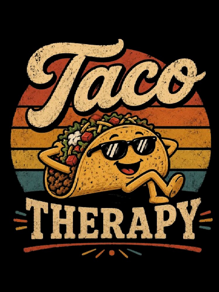 Funny Taco Lover Mexican Food Humor Aesthetic Tee by AveniaOficial