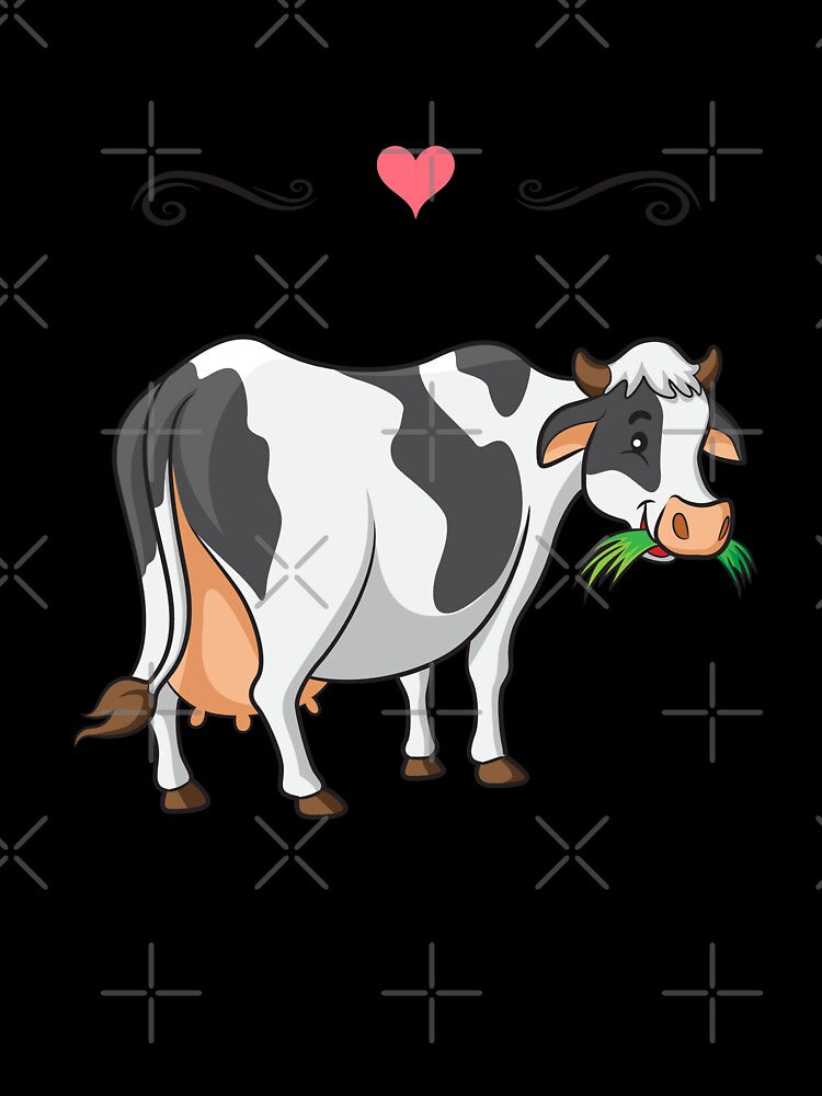 Cow Just A Girl Who Loves Cows Farmer Butcher Milk by reginaturner