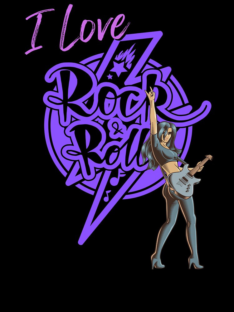 I Love Rock & Roll - Purple, Light by Mean-Musician